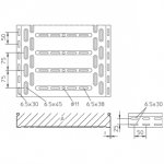 Korytko instalacyjne perforowane