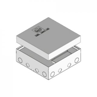 UKE260 V -  floorbox do parkietu i betonu